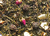 Grüntee - Aromatisierter Weißer Tee  : Weiße Kirsche, 100g