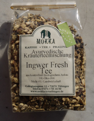Bio Produkte - Bio-Ayurved. Kräutertee  : Ingwer Fresh, 100 g