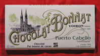 Schokolade - Bonnat  : Plantagenschokolade  Puerto Cabello 75%, 100g