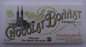 Schokolade - Bonnat  : Plantagenschokolade Madagaskar 75%, 100g