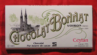 Schokolade - Bonnat  : Plantagenschokolade  Ceylon 75%, 100g