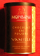 Schokolade - Trinkschokolade  : Monbana Vanille, 250g 
